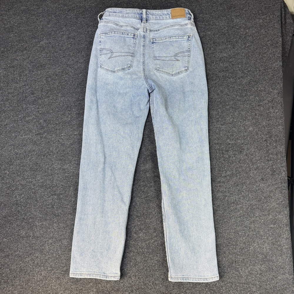 American Eagle Outfitters Stretch Jeans Womens 2 Short Blue Denim Light Wash